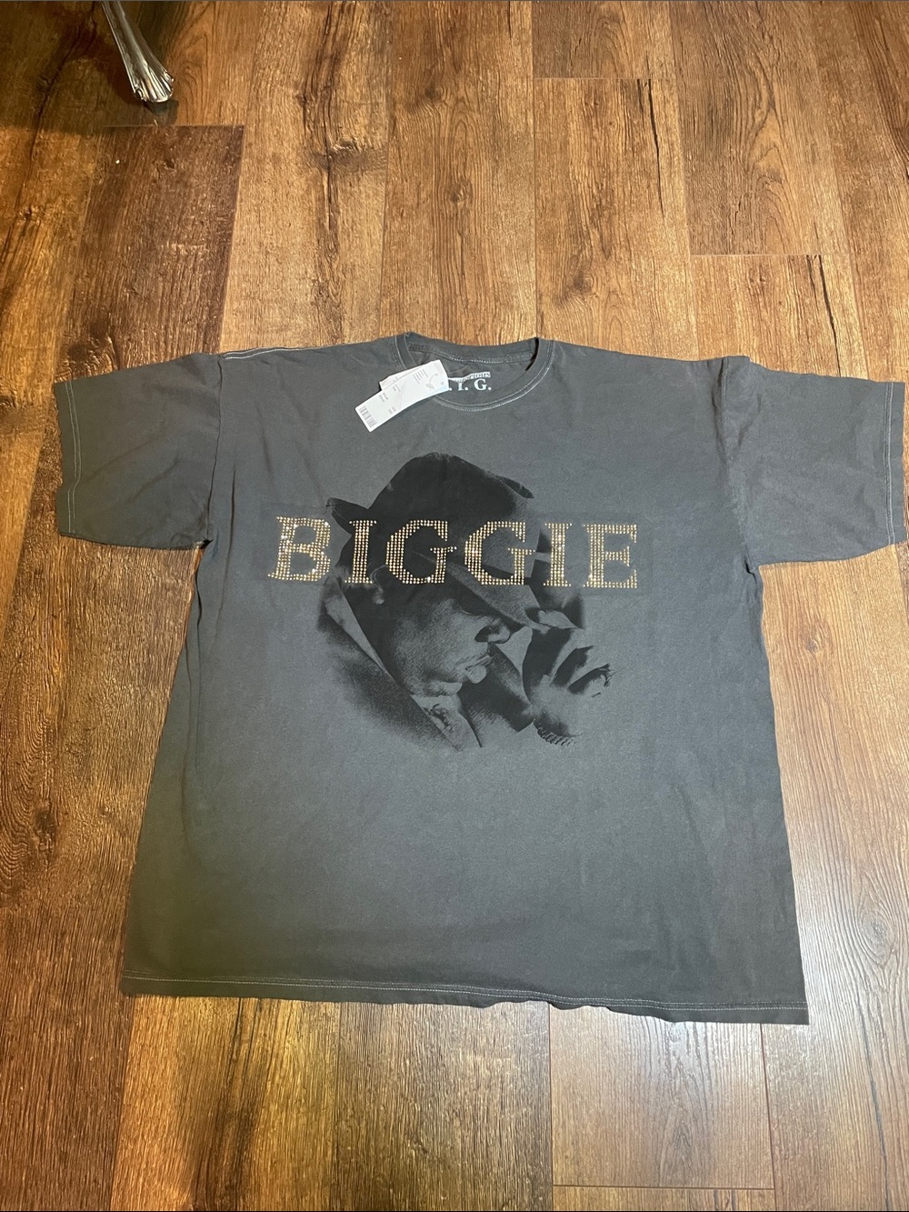 Graphic Short Sleeve Tee - Black Biggie Design